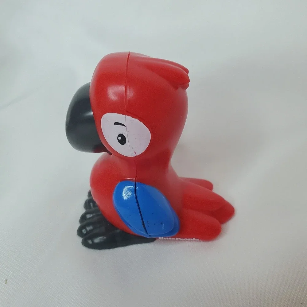 Replacement Red Parrot Figure Bird Fisher Price Little People Noah's Ark Zoo